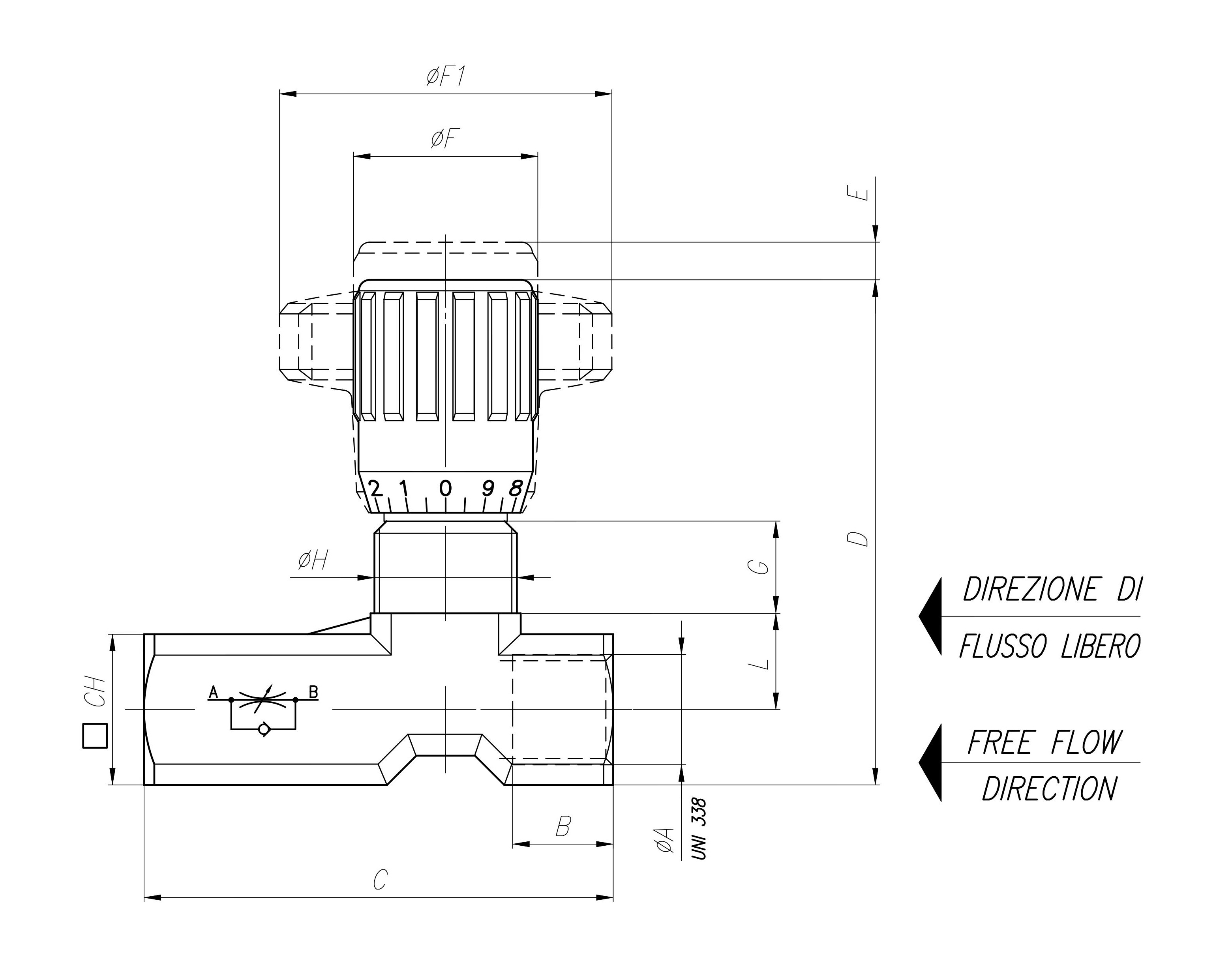 In line single-acting flow control valves | Tognella S.p.A.